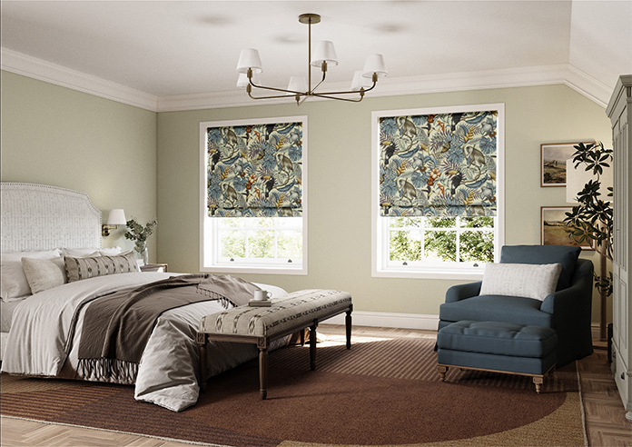 Rain Forest, Henna - Roman Blind - Image 7